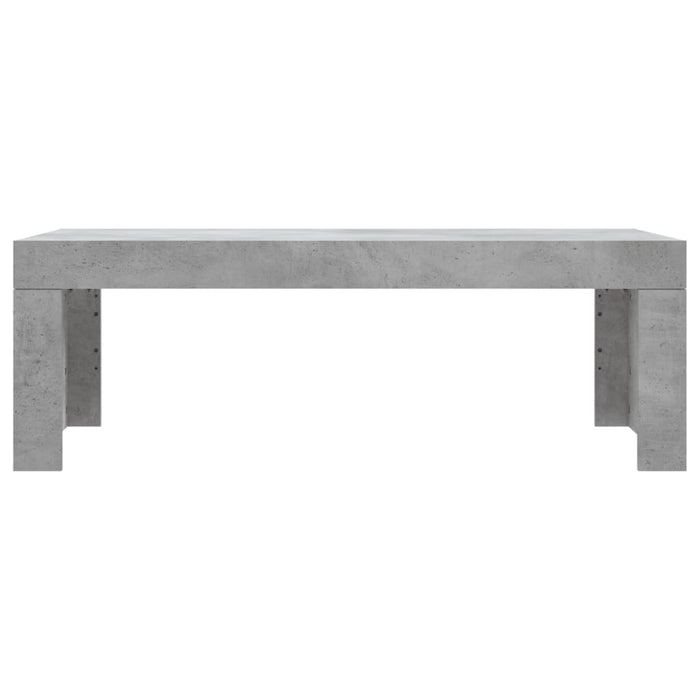 Măsuță de cafea, gri beton, 102x50x36 cm, lemn prelucrat - WALTI WALTI