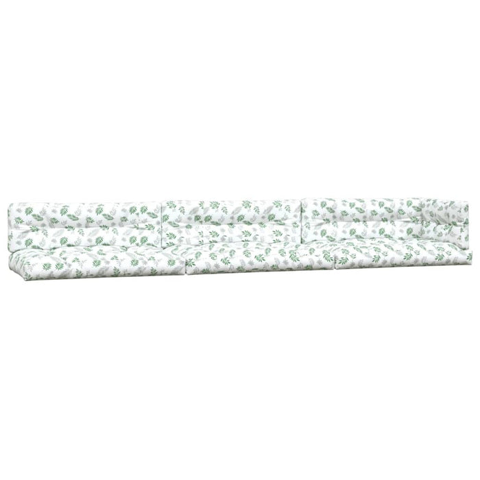 Perne de paleți, 7 buc., model cu frunze, material textil - WALTI WALTI