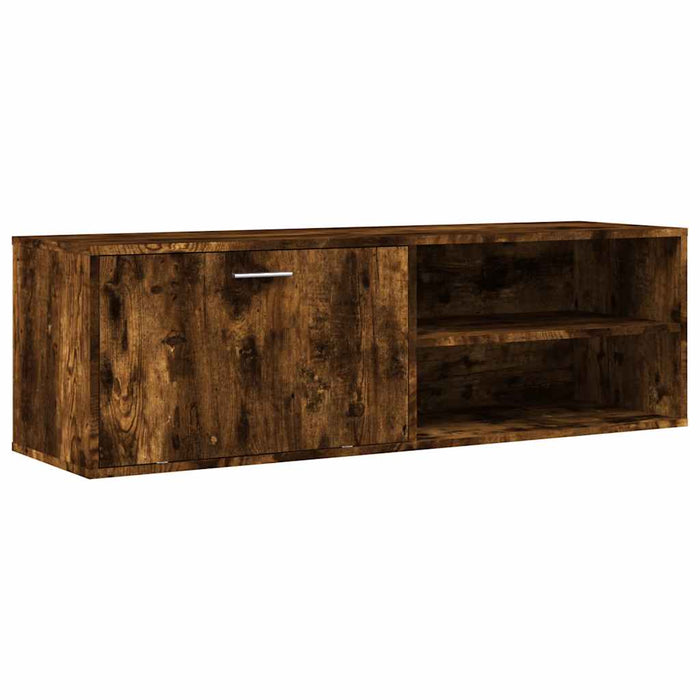Comodă TV, stejar fumuriu, 120x34x37 cm, lemn compozit - WALTI WALTI