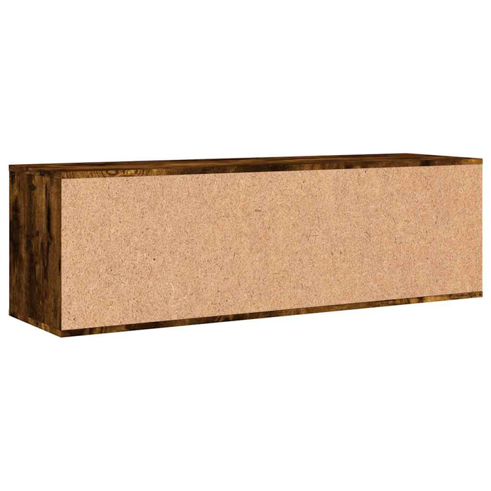Comodă TV, stejar fumuriu, 120x34x37 cm, lemn compozit - WALTI WALTI