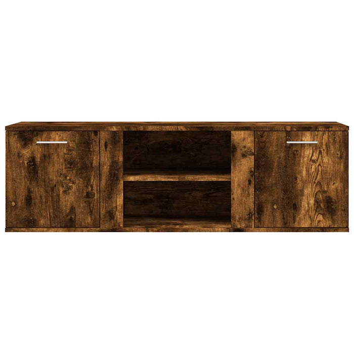 Comodă TV, stejar fumuriu, 120x34x37 cm, lemn compozit - WALTI WALTI