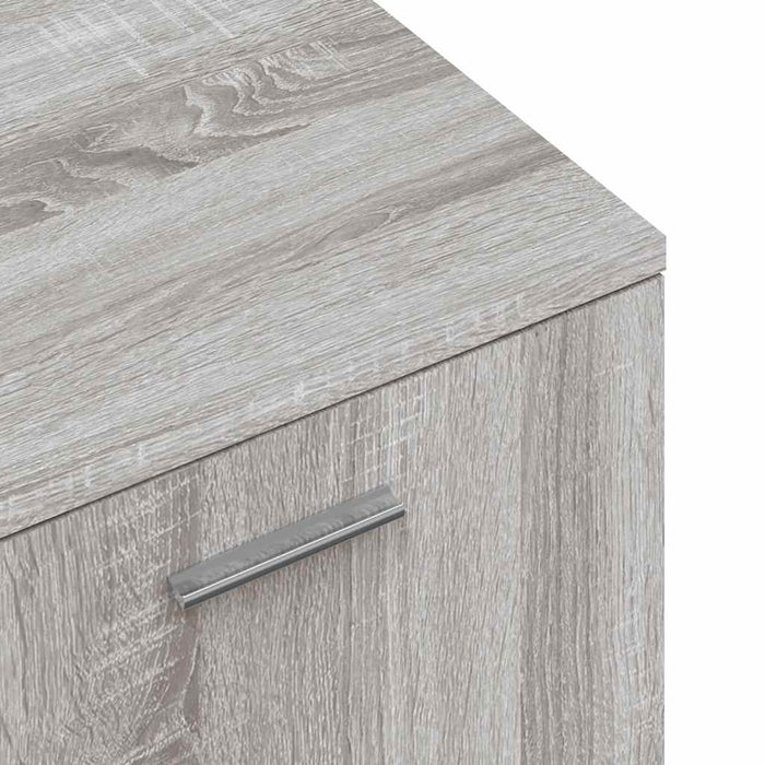 Comodă TV, gri sonoma, 120x34x37 cm, lemn prelucrat - WALTI WALTI