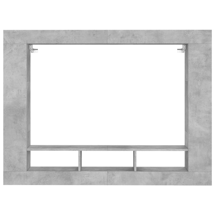 Comodă TV, gri beton, 152x22x113 cm, lemn prelucrat - WALTI WALTI