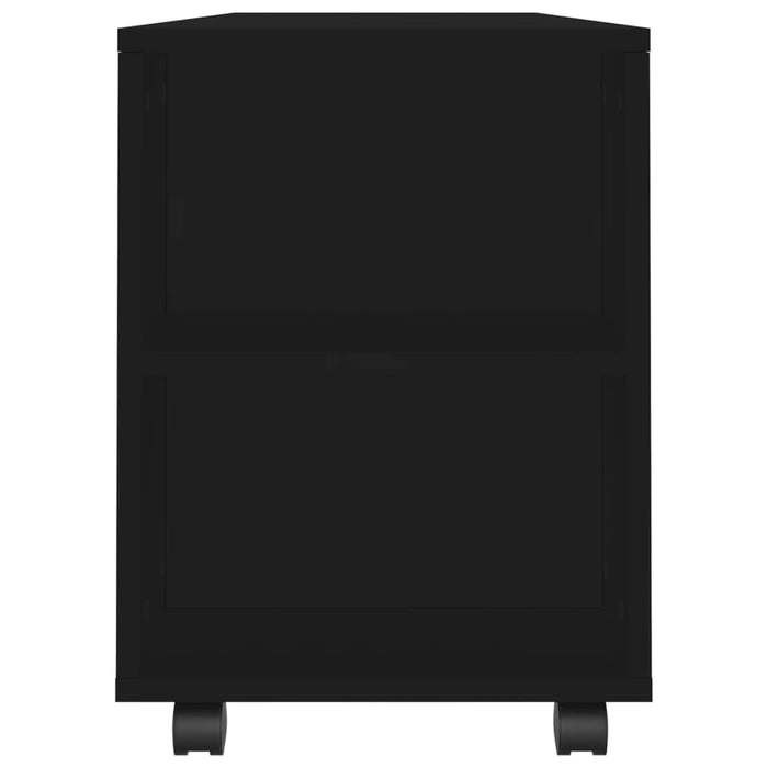 Comodă TV, negru, 102x34,5x43 cm, lemn prelucrat WALTI