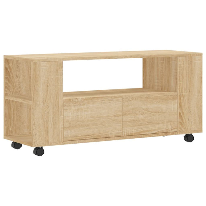 Comodă TV, stejar sonoma, 102x34,5x43 cm, lemn prelucrat - WALTI WALTI