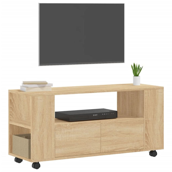 Comodă TV, stejar sonoma, 102x34,5x43 cm, lemn prelucrat - WALTI WALTI