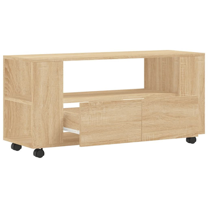 Comodă TV, stejar sonoma, 102x34,5x43 cm, lemn prelucrat - WALTI WALTI