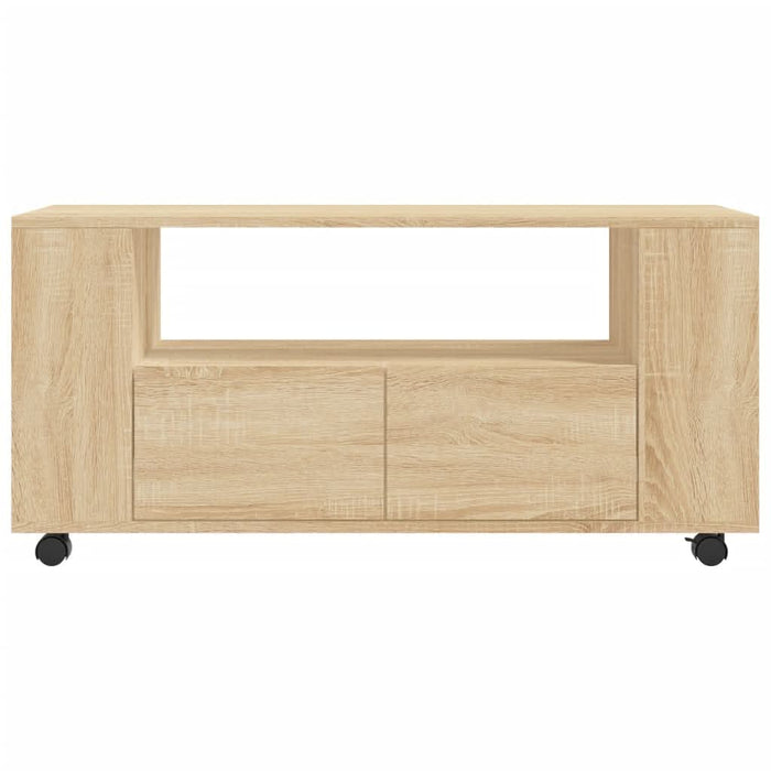 Comodă TV, stejar sonoma, 102x34,5x43 cm, lemn prelucrat - WALTI WALTI
