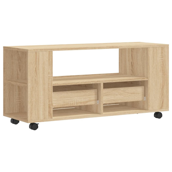Comodă TV, stejar sonoma, 102x34,5x43 cm, lemn prelucrat - WALTI WALTI