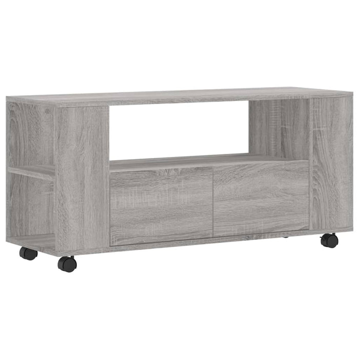 Comodă TV, gri sonoma, 102x34,5x43 cm, lemn prelucrat - WALTI WALTI