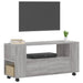 Comodă TV, gri sonoma, 102x34,5x43 cm, lemn prelucrat - WALTI WALTI