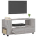 Comodă TV, gri sonoma, 102x34,5x43 cm, lemn prelucrat - WALTI WALTI