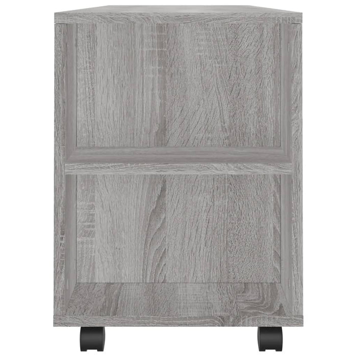Comodă TV, gri sonoma, 102x34,5x43 cm, lemn prelucrat - WALTI WALTI