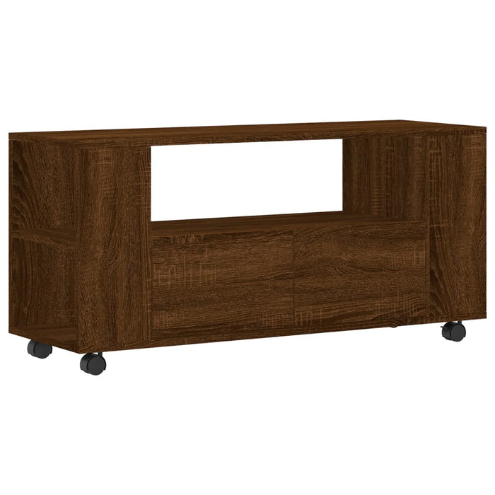 Comodă TV, stejar maro, 102x34,5x43 cm, lemn prelucrat WALTI