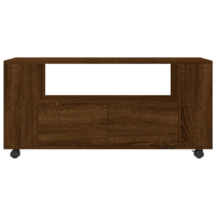 Comodă TV, stejar maro, 102x34,5x43 cm, lemn prelucrat WALTI