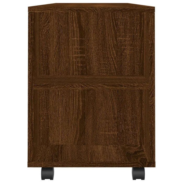 Comodă TV, stejar maro, 102x34,5x43 cm, lemn prelucrat WALTI