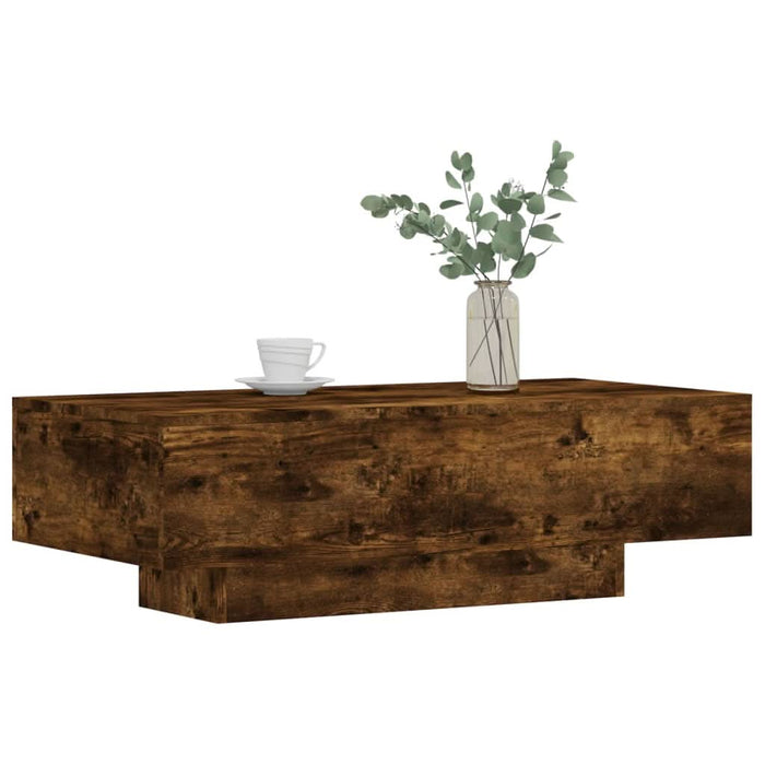 Măsuță de cafea, stejar afumat, 100x49,5x31 cm, lemn prelucrat - WALTI WALTI