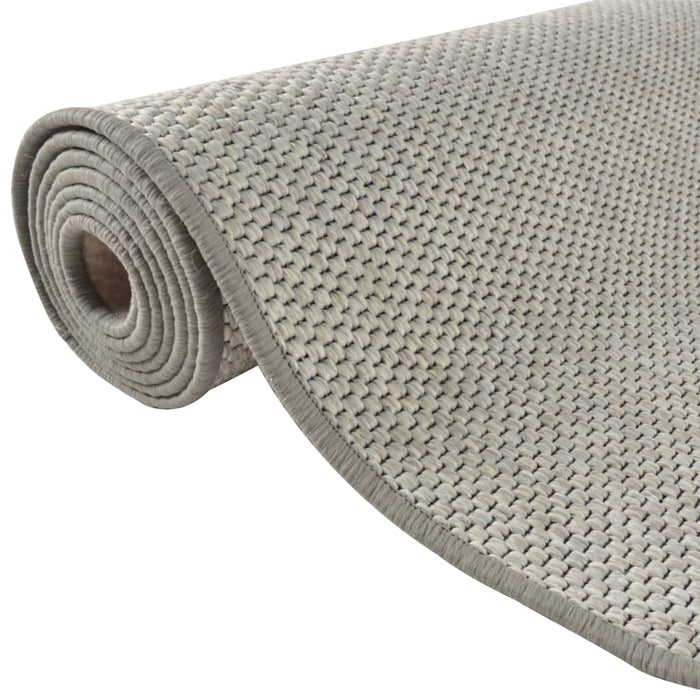 Covor traversă aspect sisal, platina, 80x400 cm WALTI