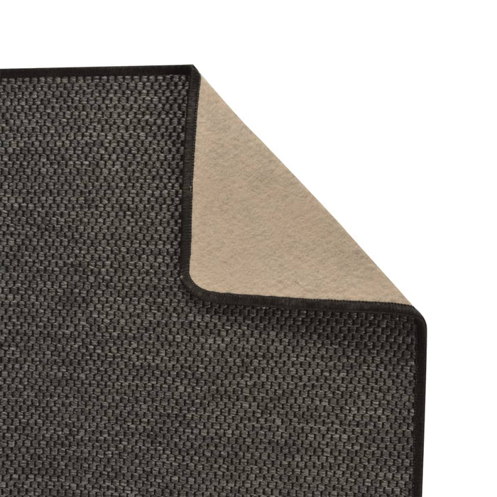 Covor traversă aspect sisal, antracit, 50x100 cm - WALTI WALTI