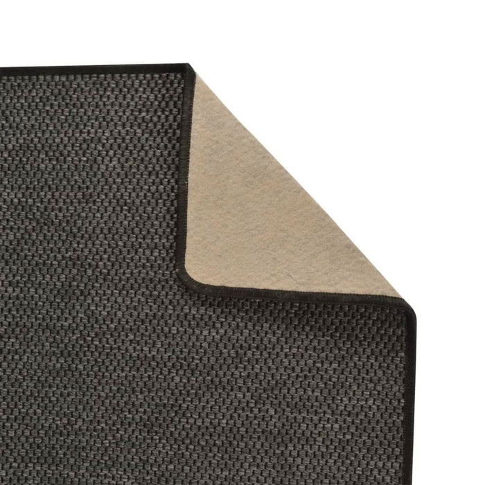 Covor traversă aspect sisal, antracit, 50x250 cm - WALTI WALTI