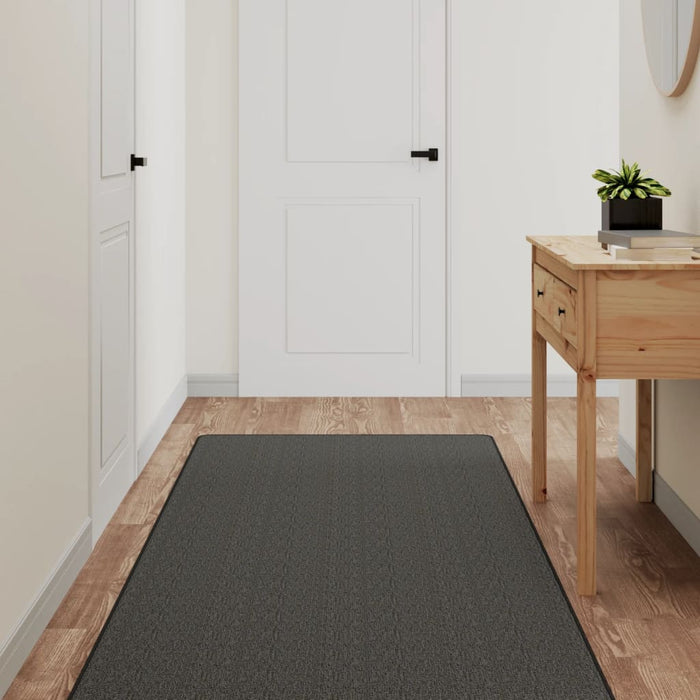 Covor traversă aspect sisal, antracit, 80x200 cm - WALTI WALTI