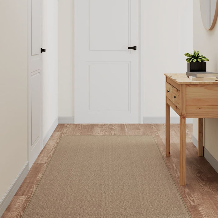 Covor traversă aspect sisal, nisipiu, 80x200 cm - WALTI WALTI