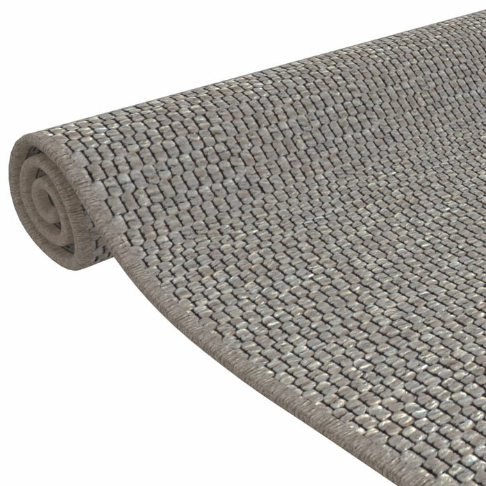 Covor traversă cu aspect sisal, argintiu, 50x100 cm - WALTI WALTI