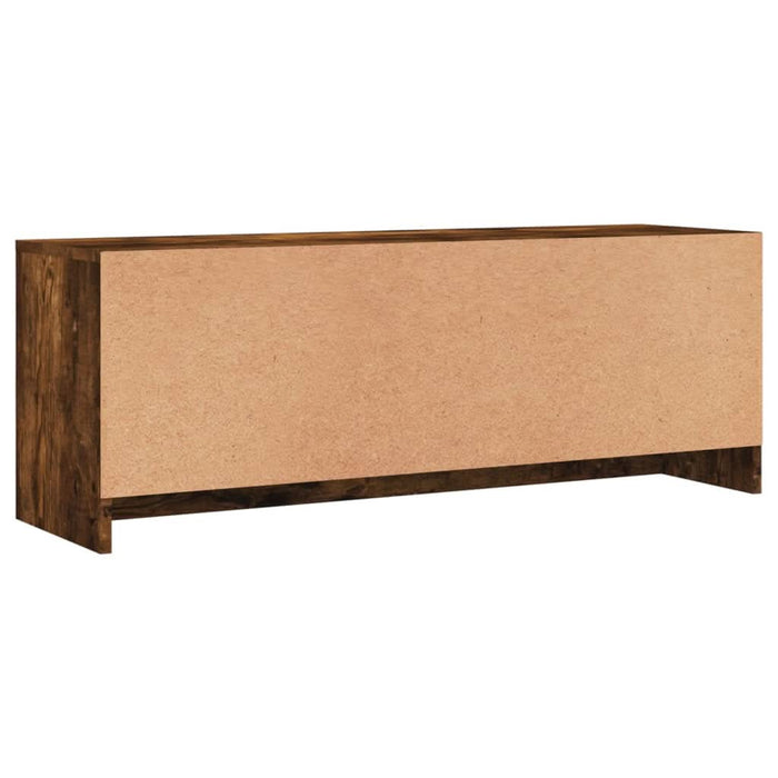 Comodă TV, stejar afumat, 102x30x37,5 cm, lemn prelucrat - WALTI WALTI