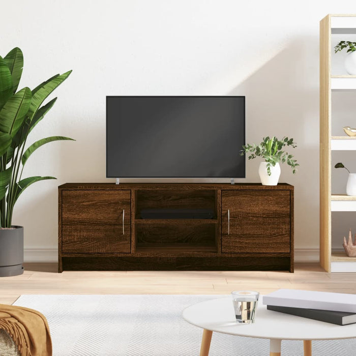 Comodă TV, stejar maro, 102x30x37,5 cm, lemn prelucrat WALTI