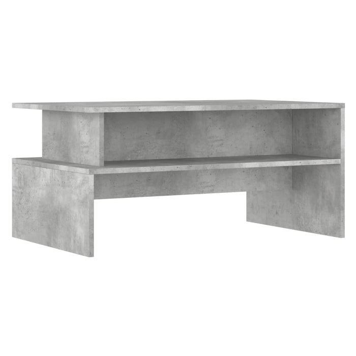 Măsuță de cafea, gri beton, 90x55x42,5 cm, lemn prelucrat - WALTI WALTI