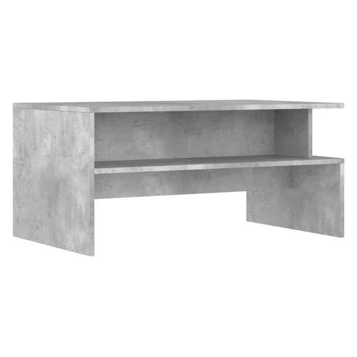 Măsuță de cafea, gri beton, 90x55x42,5 cm, lemn prelucrat - WALTI WALTI