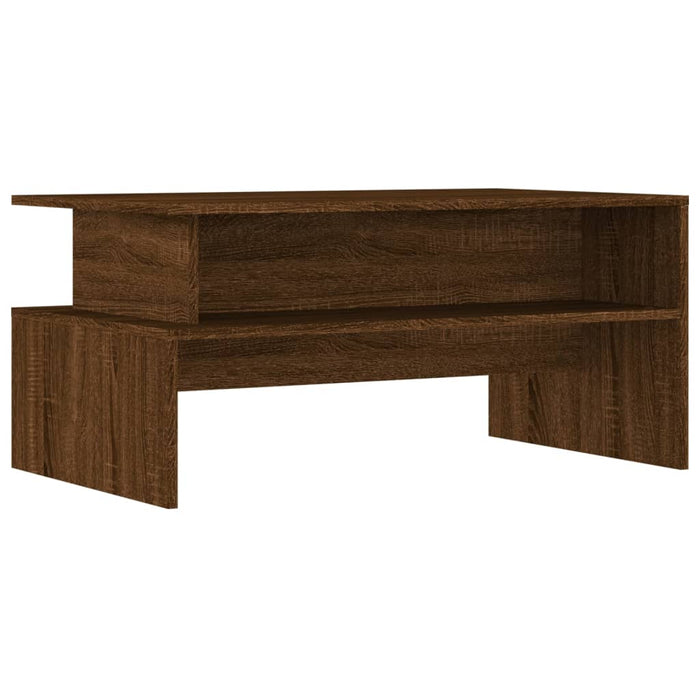 Măsuță de cafea, stejar maro, 90x55x42,5 cm, lemn prelucrat WALTI