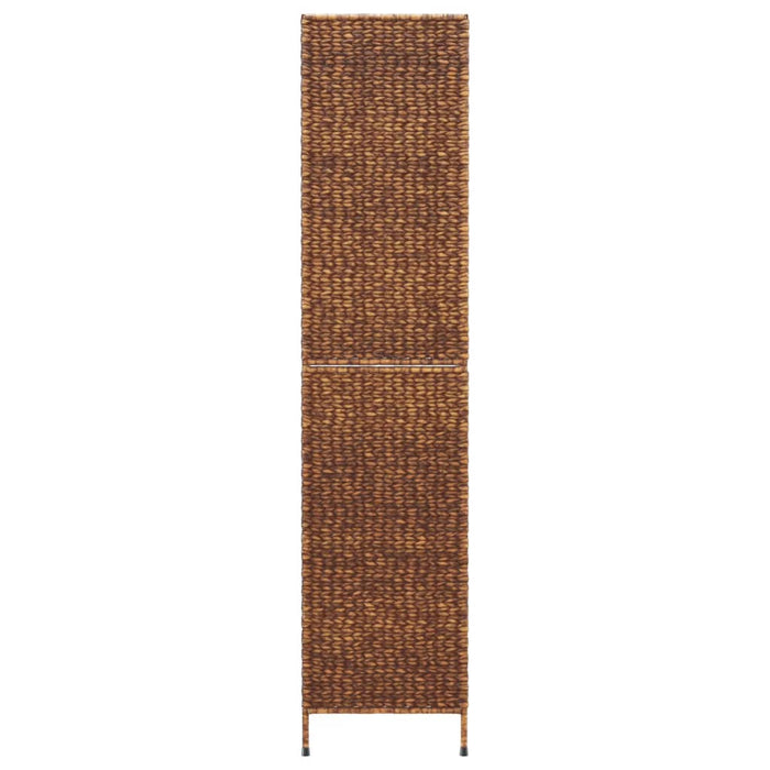 Paravan de cameră cu 4 panouri maro, 163x180 cm, zambilă de apă WALTI