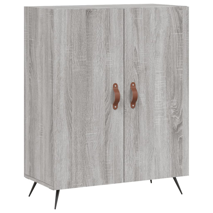 Dulap înalt, gri sonoma, 69,5x34x180 cm, lemn compozit WALTI