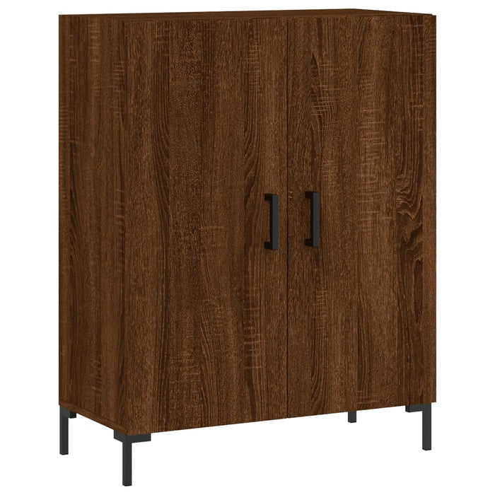 Dulap înalt, stejar maro, 69,5x34x180 cm, lemn compozit WALTI