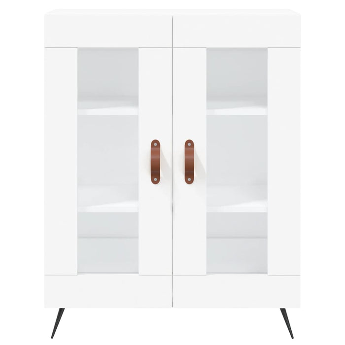 Dulap înalt, alb, 69,5x34x180 cm, lemn compozit WALTI