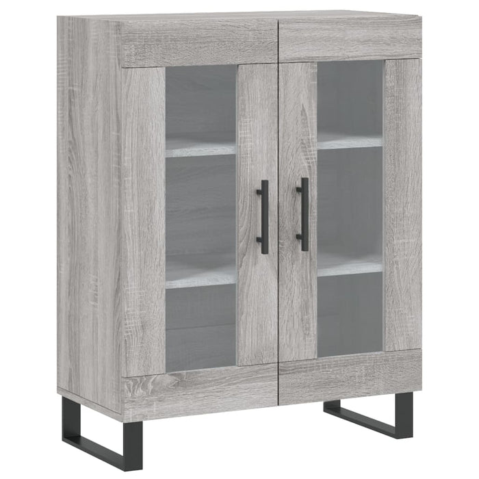 Dulap înalt, gri sonoma, 69,5x34x180 cm, lemn compozit - WALTI WALTI