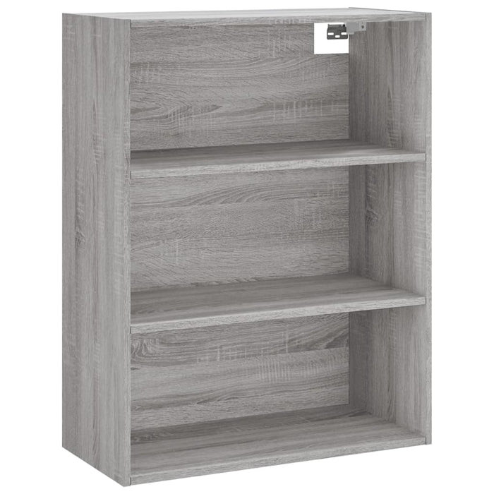 Dulap înalt, gri sonoma, 69,5x34x180 cm, lemn compozit WALTI
