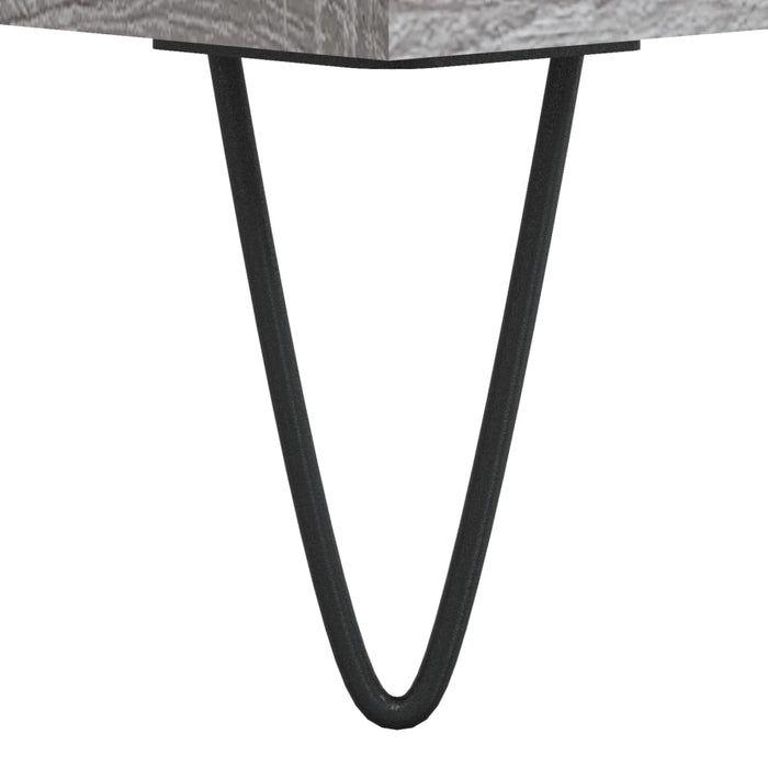 Dulap înalt, gri sonoma, 69,5x34x180 cm, lemn compozit WALTI