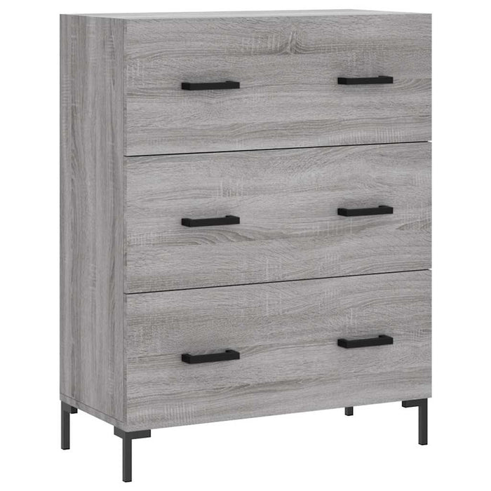 Dulap înalt, gri sonoma, 69,5x34x180 cm, lemn compozit - WALTI WALTI