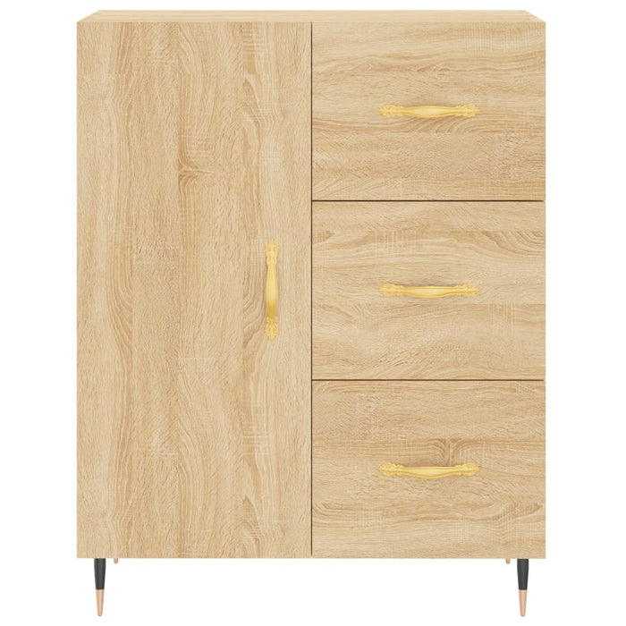 Dulap înalt, stejar sonoma, 69,5x34x180 cm, lemn compozit WALTI