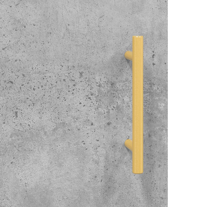 Dulap înalt, gri beton, 69,5x34x180, lemn compozit WALTI