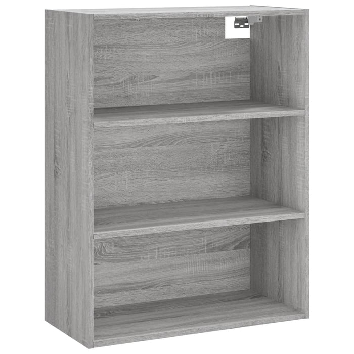 Dulap înalt, gri sonoma, 69,5x34x180 cm, lemn compozit WALTI