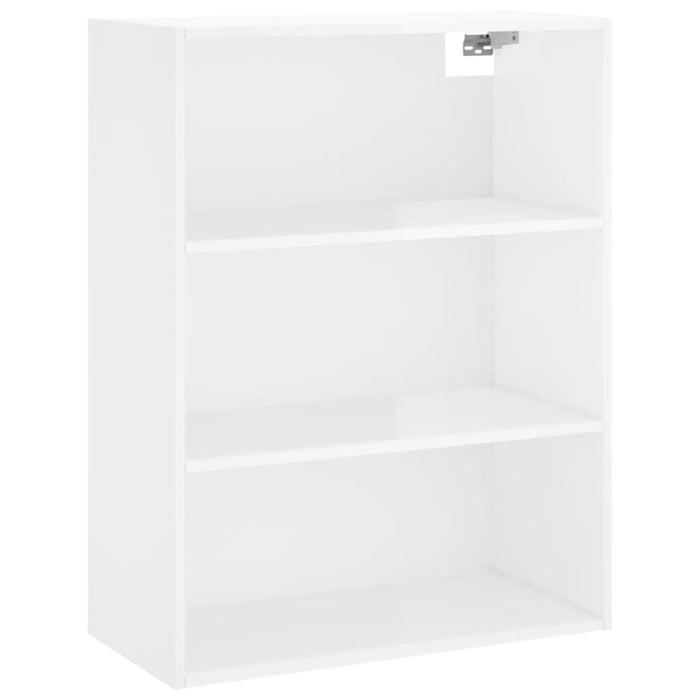 Dulap înalt, alb extralucios, 69,5x32,5x180 cm, lemn prelucrat WALTI