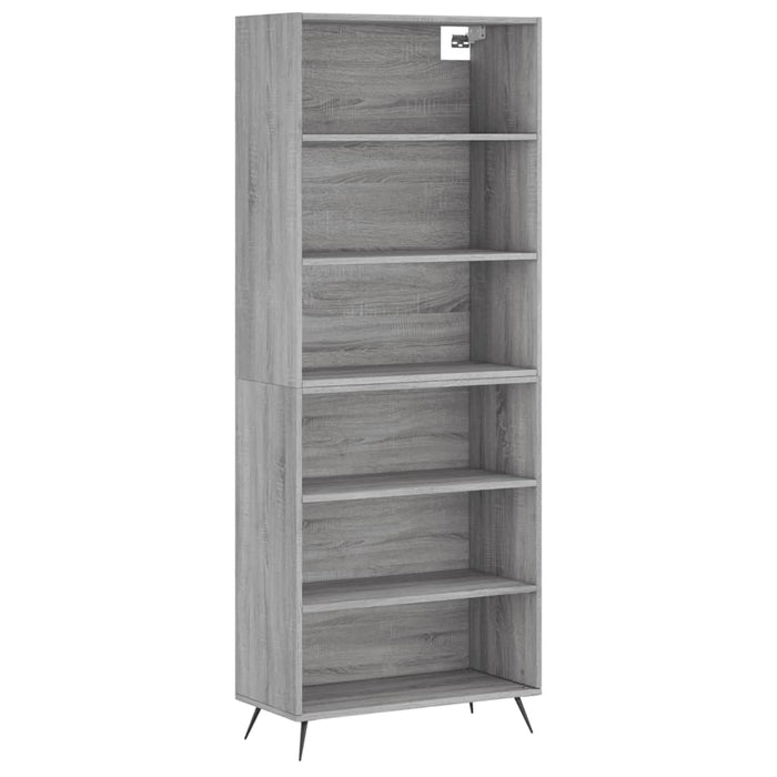 Dulap înalt, gri sonoma, 69,5x32,5x180 cm, lemn prelucrat WALTI