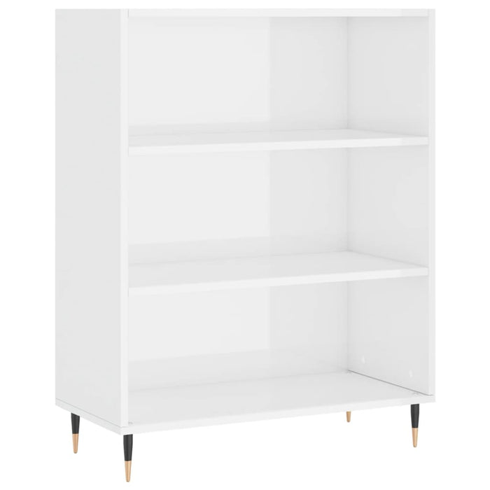 Dulap înalt, alb extralucios, 69,5x32,5x180 cm, lemn prelucrat WALTI