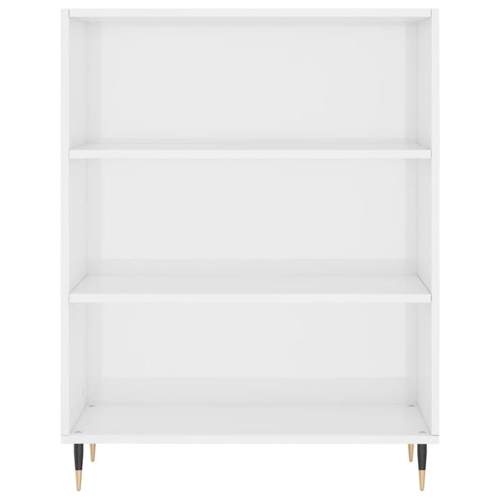 Dulap înalt, alb extralucios, 69,5x32,5x180 cm, lemn prelucrat WALTI