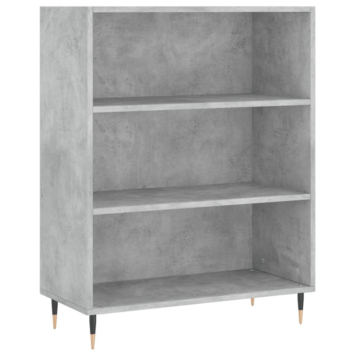 Dulap înalt, gri beton, 69,5x32,5x180 cm, lemn prelucrat - WALTI WALTI