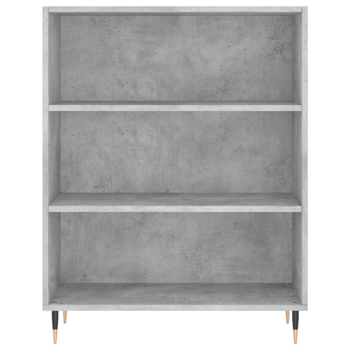 Dulap înalt, gri beton, 69,5x32,5x180 cm, lemn prelucrat - WALTI WALTI