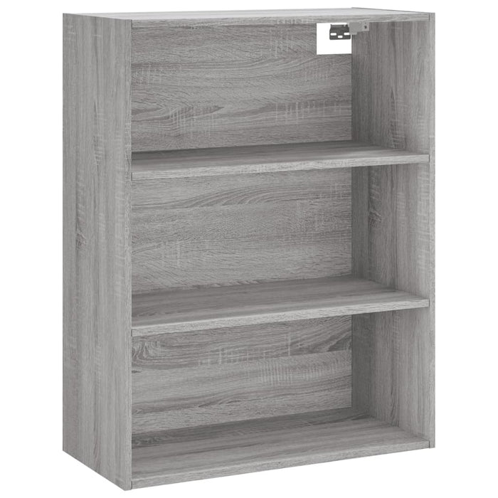 Dulap înalt, gri sonoma, 69,5x32,5x180 cm, lemn prelucrat WALTI